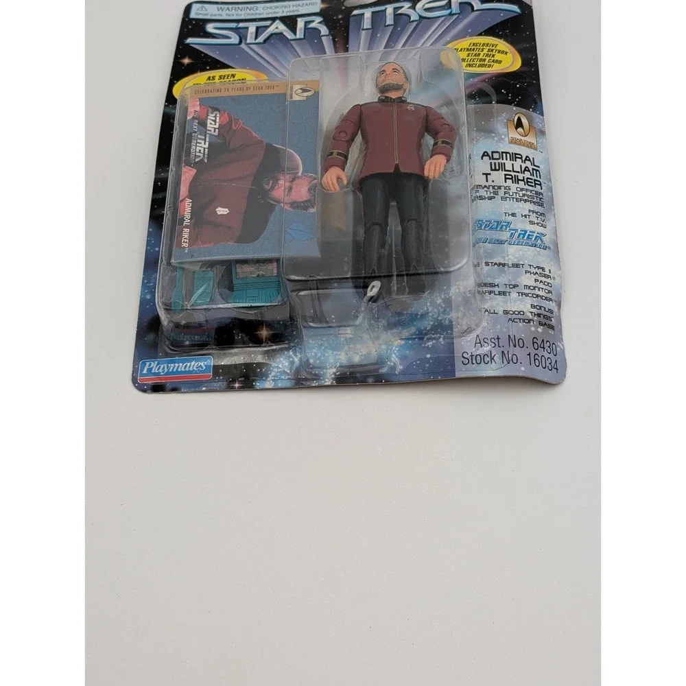Star Trek TNG 1996 Admiral William T.‎ Riker All Good Things Finale Figure